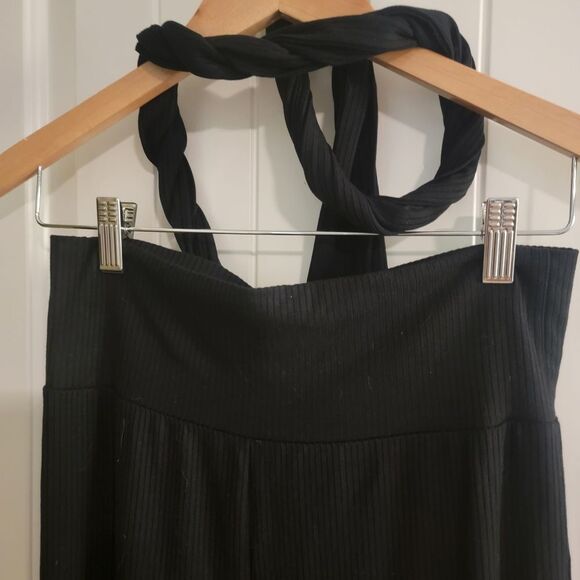 Reformation Kassia Ribbed Tie Waist Panys - Picture 3 of 5